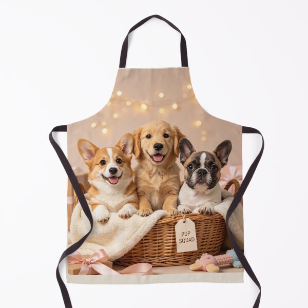 Item preview, Adorable Pup Squad Corgi Golden Frenchie Puppies designed and sold by BagFactoryUK.