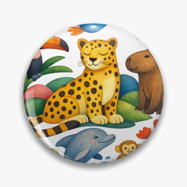 Item preview, Whimsical Wildlife Animal Friends T-Shirt designed and sold by Santuário da Bicharada.
