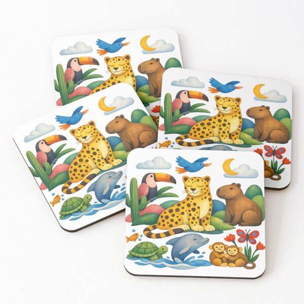 Item preview, Whimsical Wildlife Animal Friends T-Shirt designed and sold by Santuário da Bicharada.