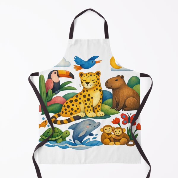 Item preview, Whimsical Wildlife Animal Friends T-Shirt designed and sold by Santuário da Bicharada.