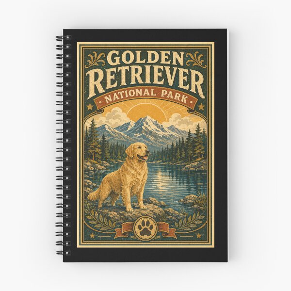 Item preview, Golden Retriever National Park designed and sold by Golden Era Studio.