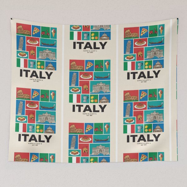 Item preview, European Cultural Symbols Travel Collage designed and sold by FrankOliver.