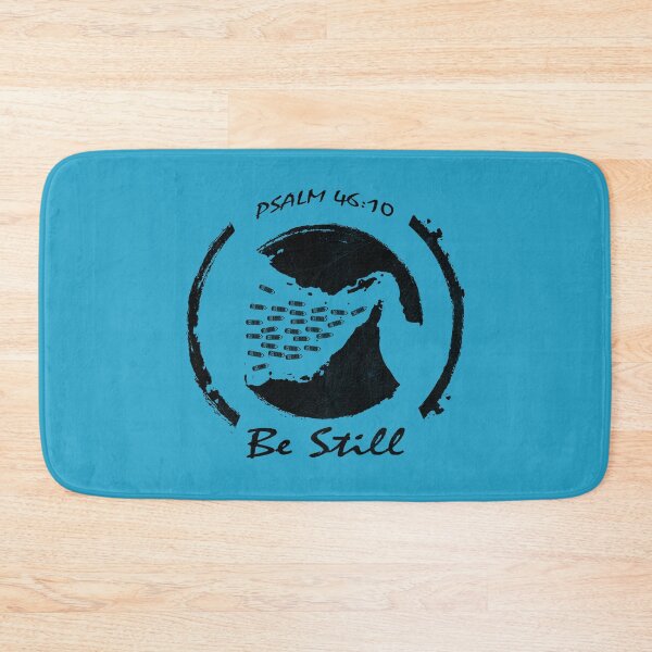Item preview, Be Still - Strait of Hormuz Map Psalm 46:10 Bible Verse Geopolitical Maritime Iran War Minimal funny but thoughtful Design - black designed and sold by ZechJohnRB.