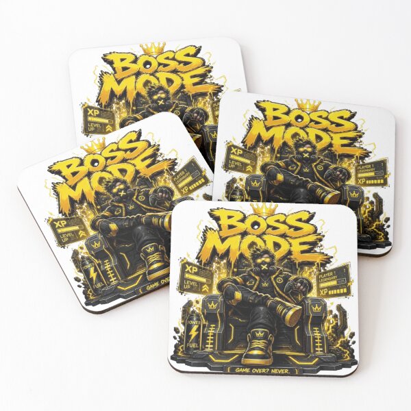 Item preview, BOSS MODE Gamer Graphic | Cyber Gaming Sticker for Gamers designed and sold by Stylestickers55.