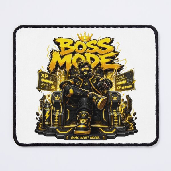 Item preview, BOSS MODE Gamer Graphic | Cyber Gaming Sticker for Gamers designed and sold by Stylestickers55.