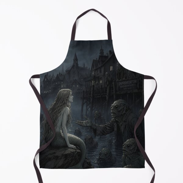 Item preview, The Little Mermaid Meets Innsmouth | Gothic Literary Crossover | Lovecraft x Andersen Illustration designed and sold by Extravanganzza.