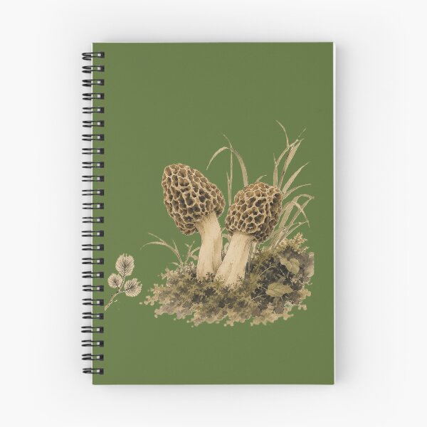 Item preview, Wild Morel Mushroom Botanical Art designed and sold by 63Hotpeppers.