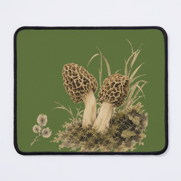 Item preview, Wild Morel Mushroom Botanical Art designed and sold by 63Hotpeppers.