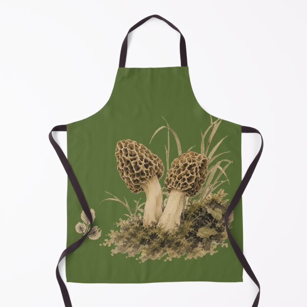 Item preview, Wild Morel Mushroom Botanical Art designed and sold by 63Hotpeppers.