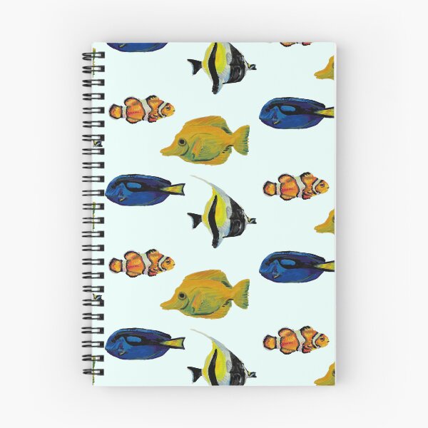 Item preview, Fish Friends: Yellow Tang, Blue Tang, Clownfish, Moorish Idol designed and sold by Mushroom-Lad.