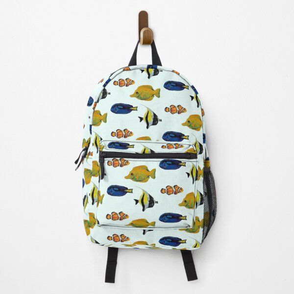 Item preview, Fish Friends: Yellow Tang, Blue Tang, Clownfish, Moorish Idol designed and sold by Mushroom-Lad.