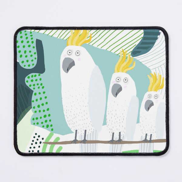 Item preview, Funny Cockatoos in the Jungle by Artist Carla Daly designed and sold by Carla Daly.