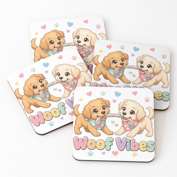 Item preview, Woof Vibes Puppy Design designed and sold by PawsPositive.