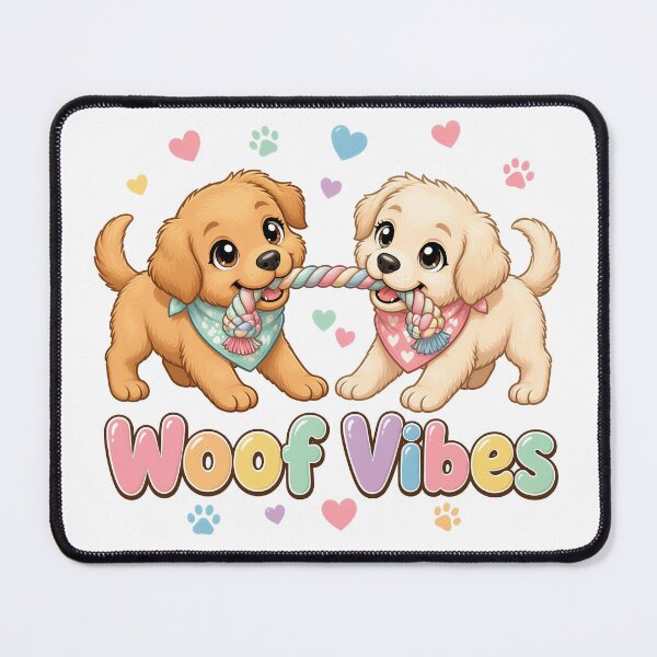Item preview, Woof Vibes Puppy Design designed and sold by PawsPositive.