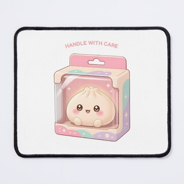 Item preview, Handle with Care Fragile Dumpling Inside Cute Kawaii Food Character designed and sold by WonderMugStudio.