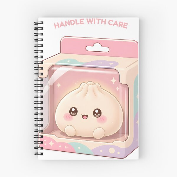 Item preview, Handle with Care Fragile Dumpling Inside Cute Kawaii Food Character designed and sold by WonderMugStudio.