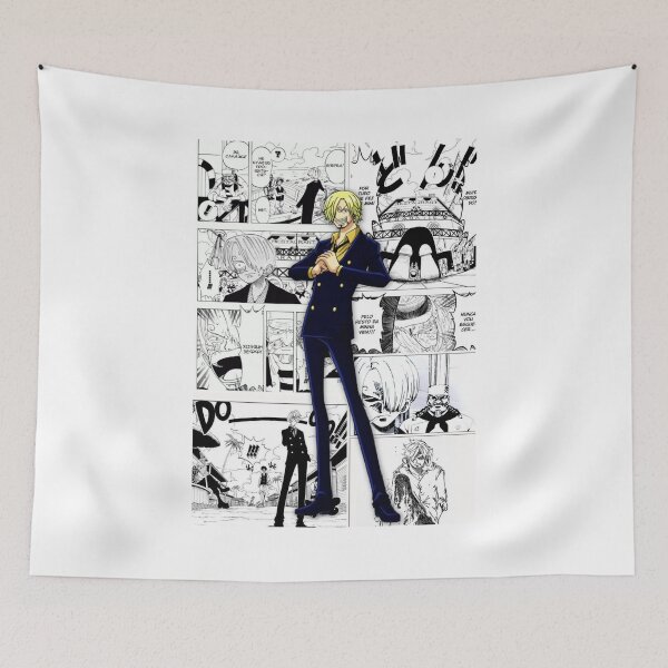 Item preview, Vinsmoke Sanji Manga Collage Poster designed and sold by nyxium-art.
