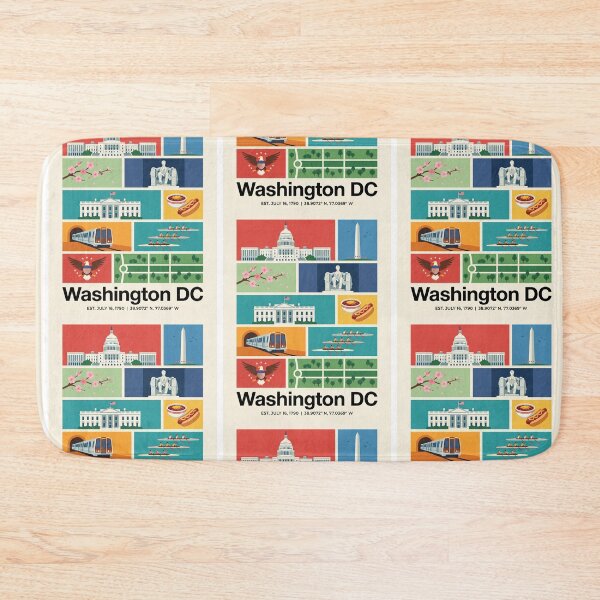 Item preview, Washington DC Iconic Landmarks Travel Souvenir designed and sold by FrankOliver.