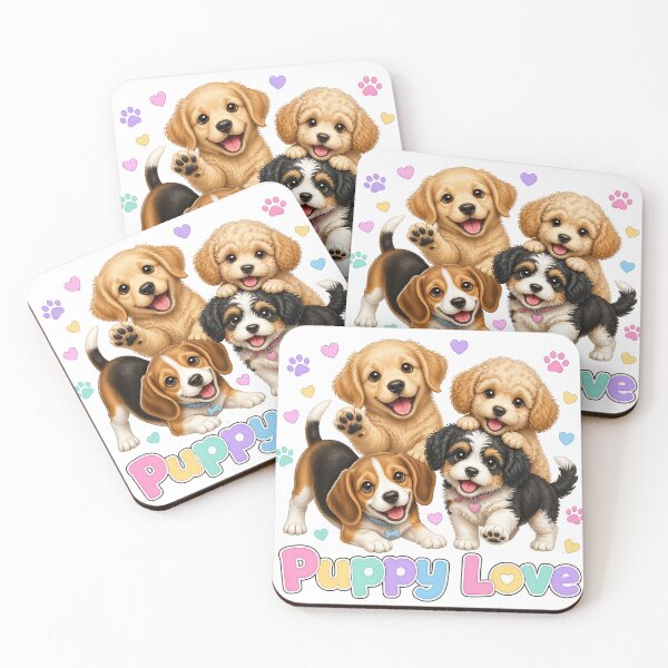 Item preview, Puppy Love Cute Dogs Design designed and sold by PawsPositive.