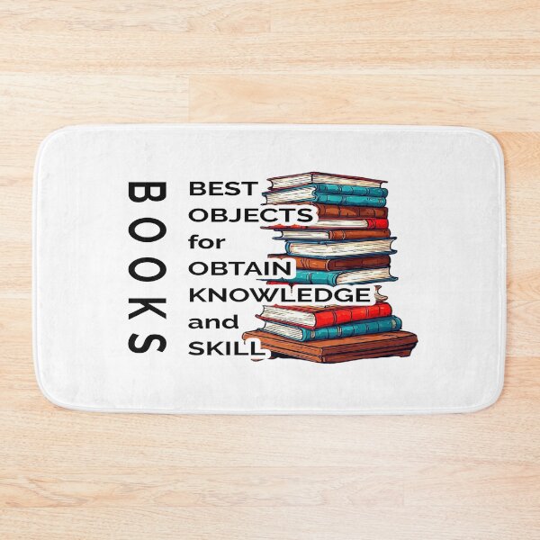 Item preview, Motivational Quote about the Culture BOOKS - BEST OBJECTS for OBTAIN KNOWLEDGE and SKILL designed and sold by Giulivo Store Graphic.
