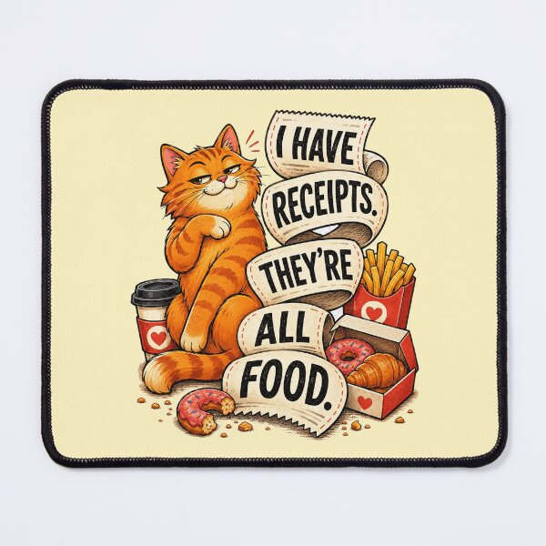 Item preview, Funny Orange Tabby Food Lover designed and sold by Gentlestate.
