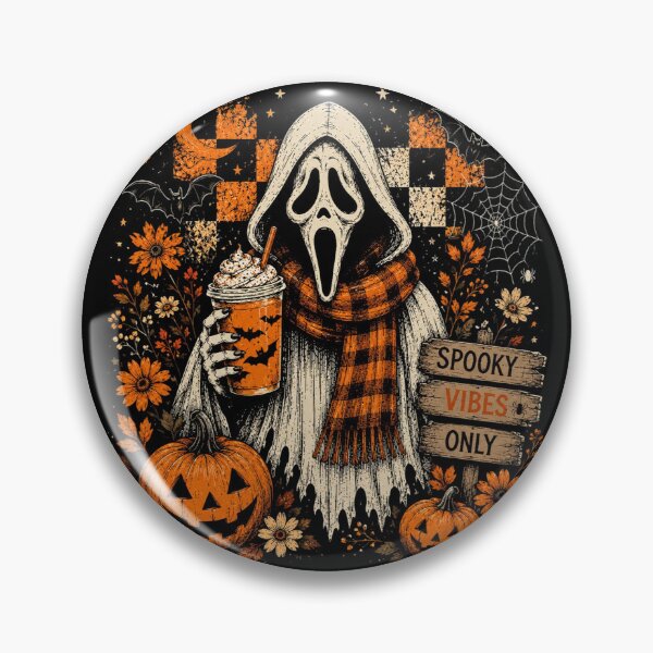 Item preview, Ghostface Fall Coffee, Halloween Latte, Autumn Spooky Season, Spooky Pumpkin Coffee designed and sold by Sprinkle12345.