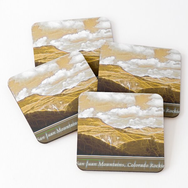 Item preview, San Juan Mountains, Colorado Rockies, Digital Illustration designed and sold by AMacGPhilly.