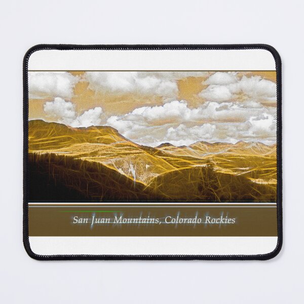 Item preview, San Juan Mountains, Colorado Rockies, Digital Illustration designed and sold by AMacGPhilly.