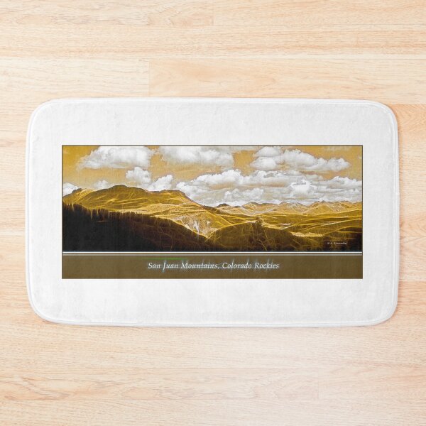 Item preview, San Juan Mountains, Colorado Rockies, Digital Illustration designed and sold by AMacGPhilly.