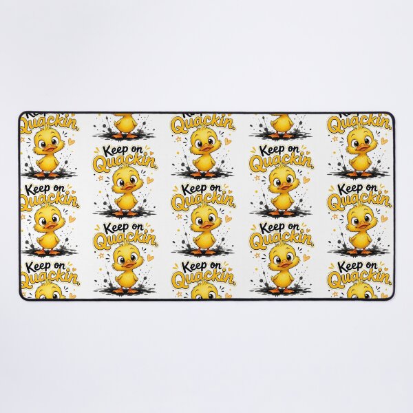 Item preview, Keep on Quackin' | Cute Baby Duck Cartoon Sticker | Funny Kawaii Duck Gift designed and sold by CRAZZYDOODLES.