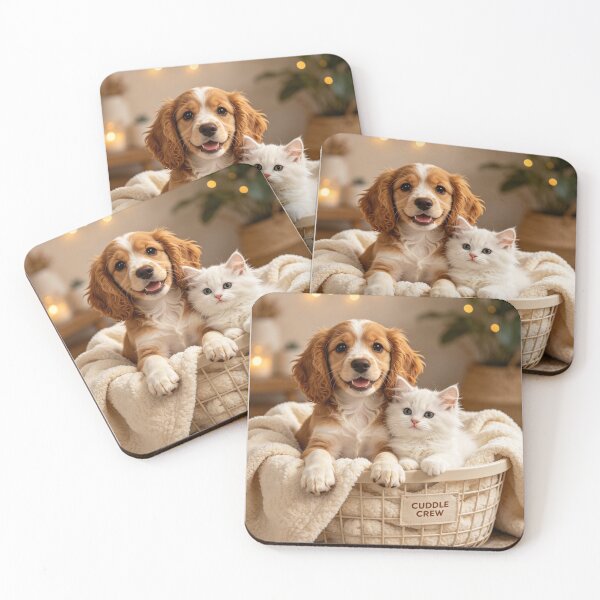Item preview, Cuddle Crew Puppy Kitten Cute Pet Animal Friends designed and sold by BagFactoryUK.