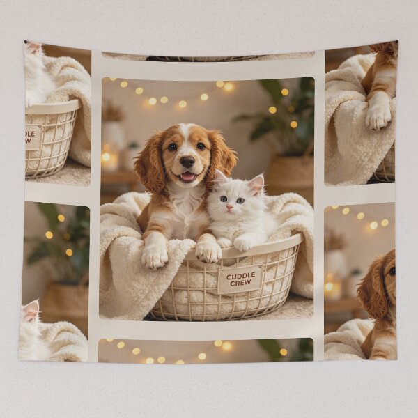 Item preview, Cuddle Crew Puppy Kitten Cute Pet Animal Friends designed and sold by BagFactoryUK.