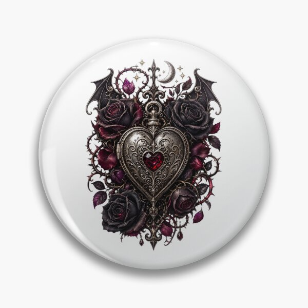 Item preview, Black Rose Locket Vamp Romantic Nocturne designed and sold by moni50.