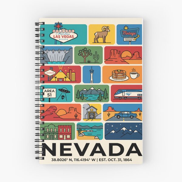 Item preview, Nevada State Travel Souvenir Graphic Artwork designed and sold by FrankOliver.