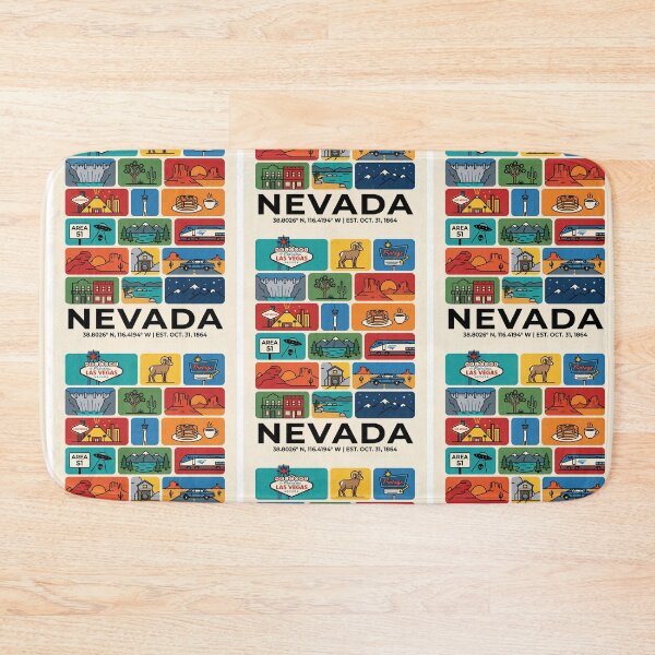 Item preview, Nevada State Travel Souvenir Graphic Artwork designed and sold by FrankOliver.