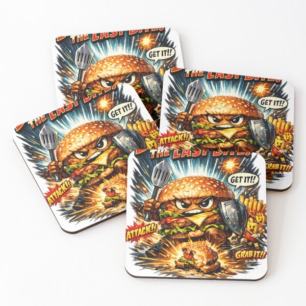 Item preview, Defend The Last Bite Funny Burger Warrior Gaming Graphic designed and sold by irfanshikh.