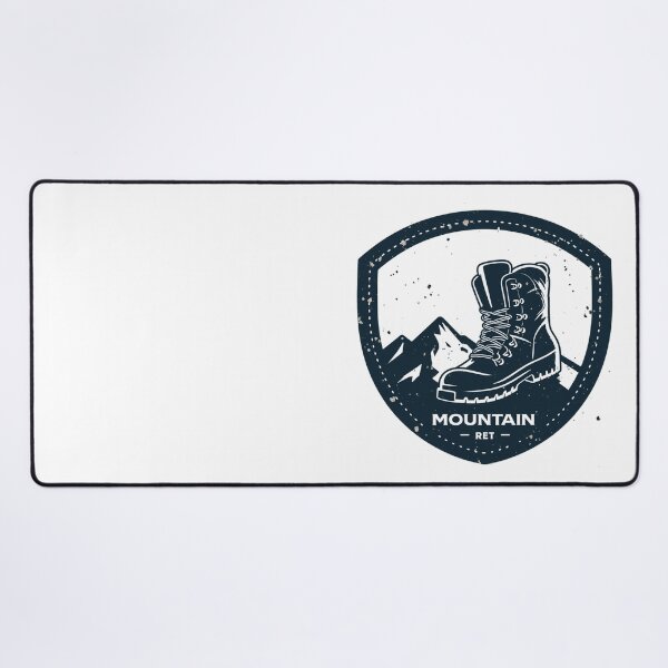 Item preview, Retro Mountain Hiking Badge Hiking Boot designed and sold by Everyday Motif.