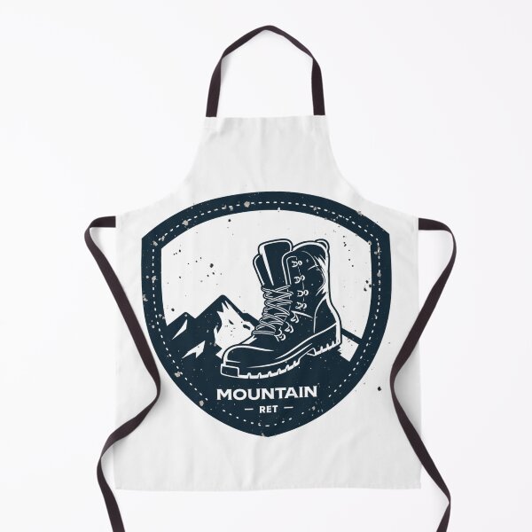 Item preview, Retro Mountain Hiking Badge Hiking Boot designed and sold by Everyday Motif.