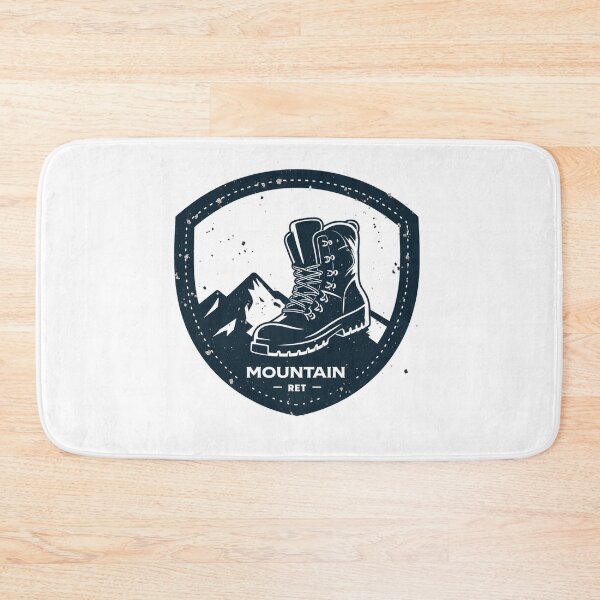 Item preview, Retro Mountain Hiking Badge Hiking Boot designed and sold by Everyday Motif.