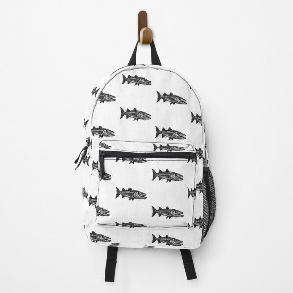 Item preview, Vintage Woodcut Barracuda Illustration designed and sold by DuckOddity.