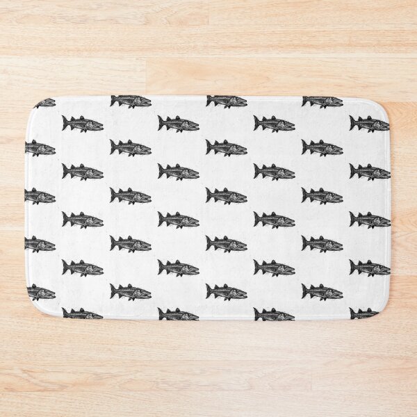 Item preview, Vintage Woodcut Barracuda Illustration designed and sold by DuckOddity.