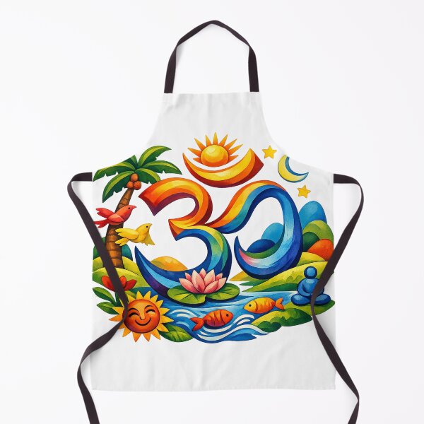 Item preview, Colorful Om Symbol Nature Yoga T-Shirt designed and sold by Santuário da Bicharada.