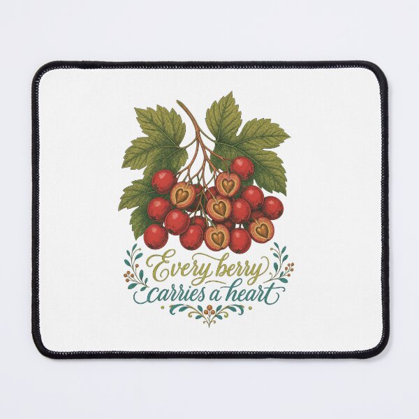 Item preview, Every Berry Carries A Heart Botanical Hawthorn designed and sold by ML-Media.