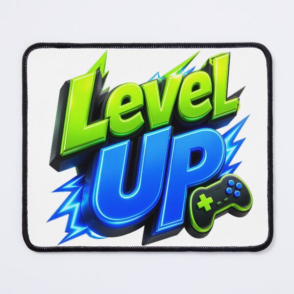 Item preview, Level Up Gamer Design designed and sold by PawsPositive.