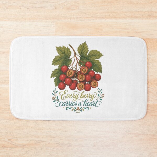 Item preview, Every Berry Carries A Heart Botanical Hawthorn designed and sold by ML-Media.
