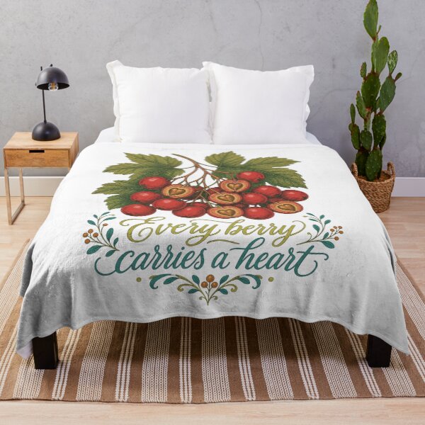 Item preview, Every Berry Carries A Heart Botanical Hawthorn designed and sold by ML-Media.