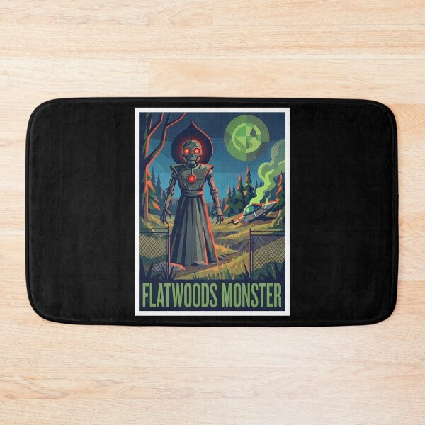 Item preview, Flatwoods Monster West Virginia Cryptid Pop Art Poster designed and sold by redsharkuk.