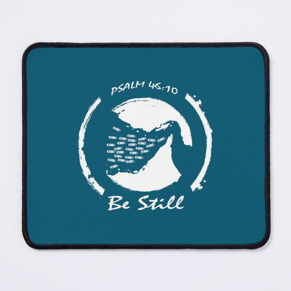 Item preview, Be Still - Strait of Hormuz Map Psalm 46:10 Bible Verse Geopolitical Maritime Iran War Minimal funny but thoughtful Design - white designed and sold by ZechJohnRB.