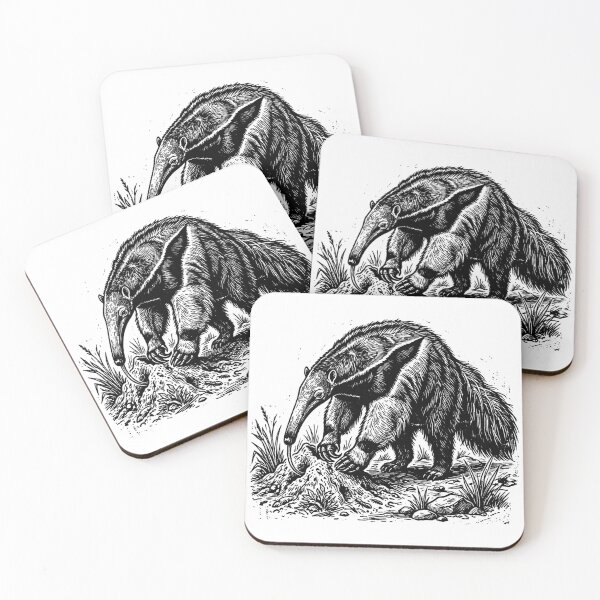 Item preview, Vintage Woodcut Anteater Illustration designed and sold by DuckOddity.