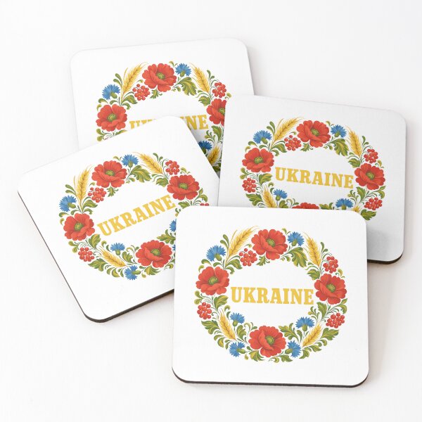Item preview, Ukraine Floral Wreath Poppy and Cornflower designed and sold by ML-Media.